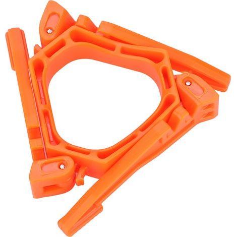 Sécateur à Bypass Lame Acier Inoxydable Manche Plastique Rouge Élagage Jardin (1/5)