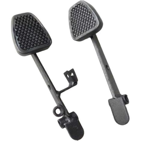 Pédale d'accélérateur antidérapante et pédale de frein compatibles avec quads, VTT et karts. (1/5)