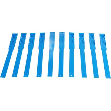 Lot de 10 anneaux d'identification en plastique pour bovins, outil de marquage des vaches pour usage agricole (1/5)