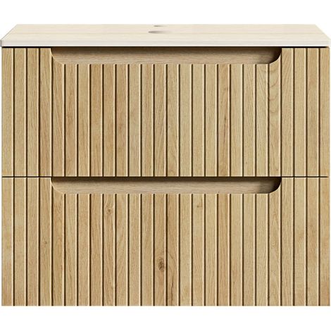 Meuble vasque de salle de bains, 59,5 x 45,5 x 48 cm (1/5)