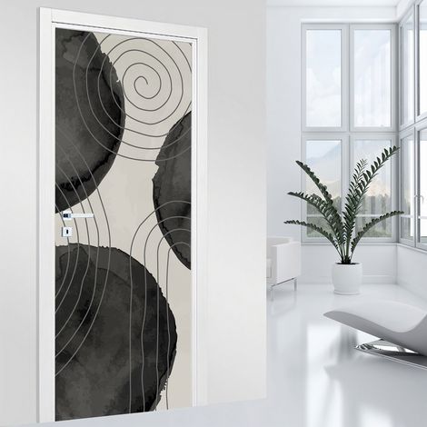 Stickers pour porte - Design - 73 x 205 cm - Adhésif MAT (1/2)