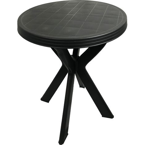 Gartentisch Don Rund Anthrazit Ø70xH72cm-MDON023AN