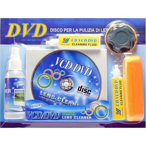 Kit De Nettoyage De Lentilles Laser Universel Pour Lecteur Cd Dvd Vcd Nettoyeur De Lentilles Pc