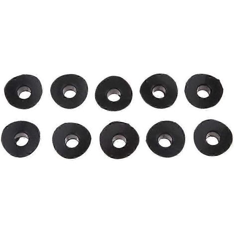 3-4er-Packung 10 Stück Silikon-Ventilkappen mit Schmutzfänger, universell, schwarz, für Autobahnen