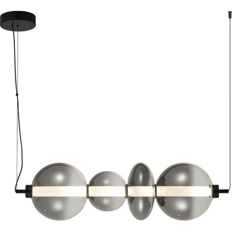 Lámpara colgante LED 36W SONTE PND2435236WBKSG Italux
