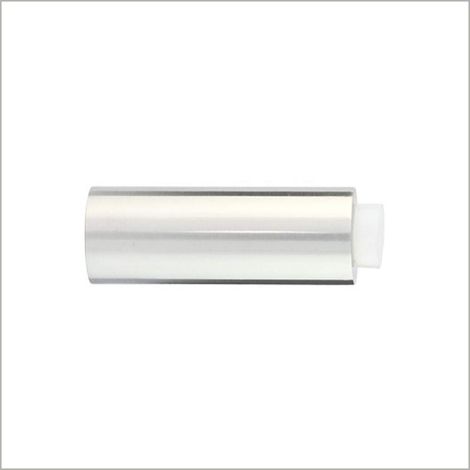 EVI Herrajes  Fermaporta para Instalazzione Murale  Lunghezza: 75 mm  Acciaio Inox  Gomma Bianca  Ammortizzatore Paracolpi  I-198/75-B