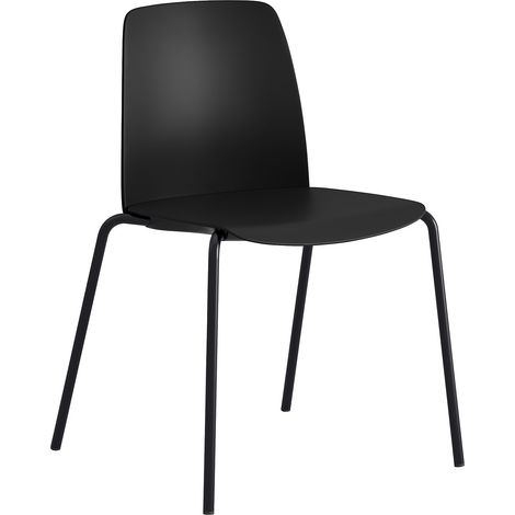 FRANKEL kaiserkraft, Chaise Helmer, assise/dossier en plastique