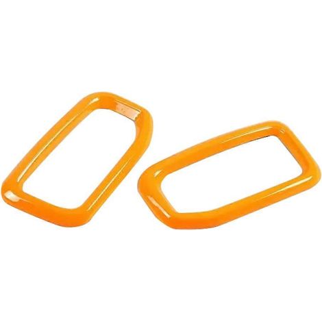 Pour Ford Ranger 2023-2024 : cache de sortie d'air latérale de climatisation, accessoire intérieur orange (1/5)