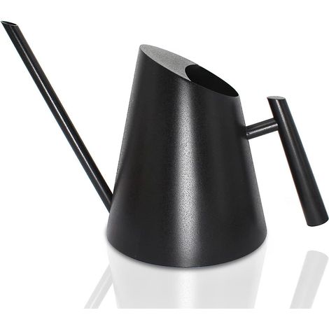 arrosoir En Cuivre Pour Plantes D'intrieur - 900 Ml, Noir, Petit Arrosoir En Acier Inoxydable Avec Long Bec Droit, Arrosoir En Mtal Pour Bonsa Et (1/5)