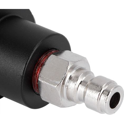 Adaptador de cilindro de CO2 TR21-4 de aluminio negro de 8 mm - Conector rápido para agua con gas (1/5)