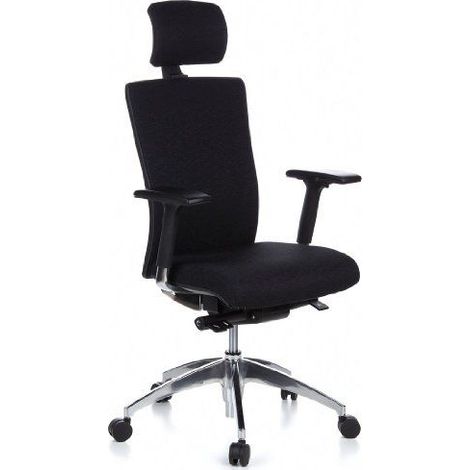 Siège de bureau / Fauteuil de direction ASTRA LUX noir hjh OFFICE