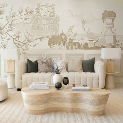 Papier peint Jardin Parisien SB, Beige 150 x 250cm (1/5)