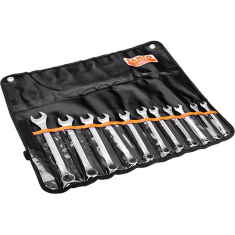 Bahco Set di chiavi miste 11 pezzi argento