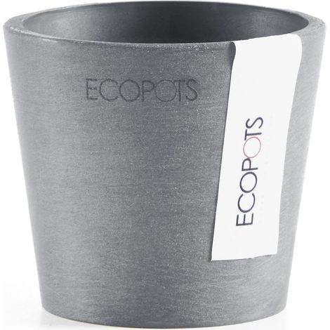 Ecopots Amsterdam 8 Blumentopf - L 8 cm x H 7 cm - Innen- und Außenbereich