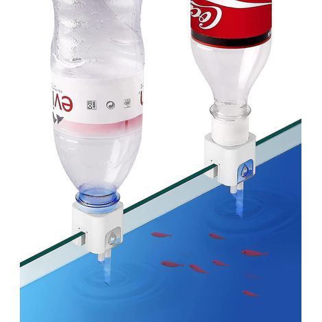 Automatisches Wasserbefüllsystem für Aquarien, Wasserstandsregler für Mini-Schildkröten-Terrarien, intelligenter automatischer Befüller – Weiß