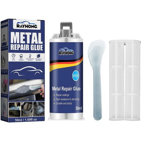 Pâte adhésive de réparation à base de métal liquide, adhésif industriel résistant à la chaleur (1/5)