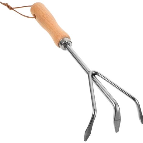 Râteau De Jardin Petit Et Léger pour Creuser La Terre Outil De Jardinage Pratique pour Planter Et Ameublir (1/5)