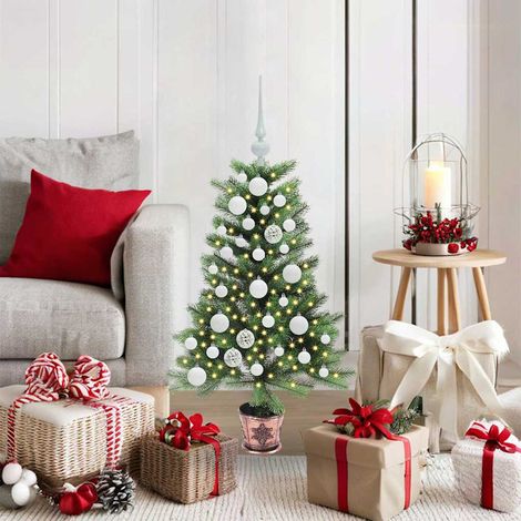 Weihnachtsbaum mit 150 LEDs mit Ständer Grün 90 cm PE