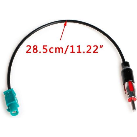 Adaptateur d'antenne radio, convertisseur, câble FM, lecteur stéréo pour voiture ou camion, adaptateur d'antenne mâle, câble de conversion radio multicolore (1/5)