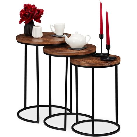 Beistelltisch 3er set
