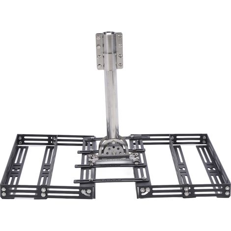 Kit d'installation satellite en acier inoxydable, réglage de l'inclinaison à 160 °, support de montage sur faîte de toit pour Mini V1 V2 (1/5)