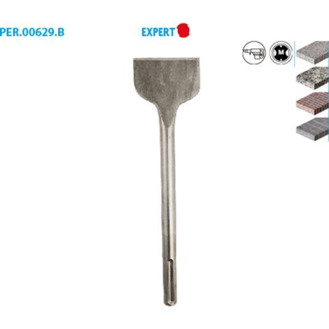 Burin plat SDS MAX béton Expert Larg. 25 Long. 280mm (1/5)