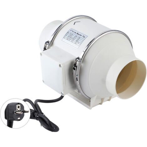 Ventilateur d'extraction gainable haute performance, extracteur d'air, adapté aux systèmes de ventilation de salle de bain et de cuisine, 40 watts (1/3)