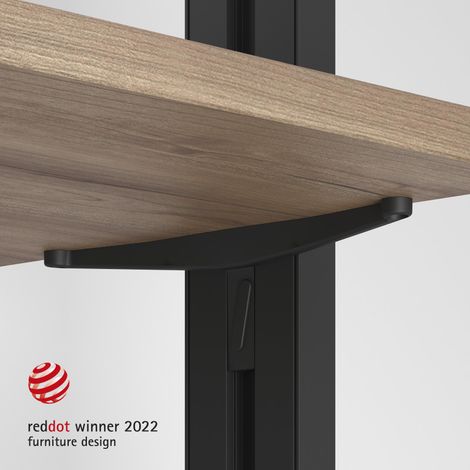 Emuca Set Staffe Zero Per Mensola In Legno (1/5)