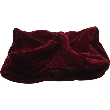 Housse Tabouret Piano Pleuche Rouge Foncé Protection Extensible pour Siège Unique Couverture Pratique Et Confortable pour Banc De Piano (1/5)