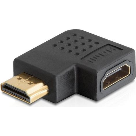 Techly HDMI M/F 270° Schwarz