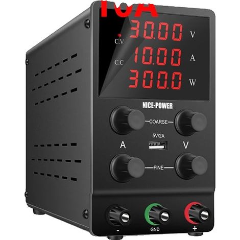 Alimentation CC, sortie 30V, courant 10A (1/2)