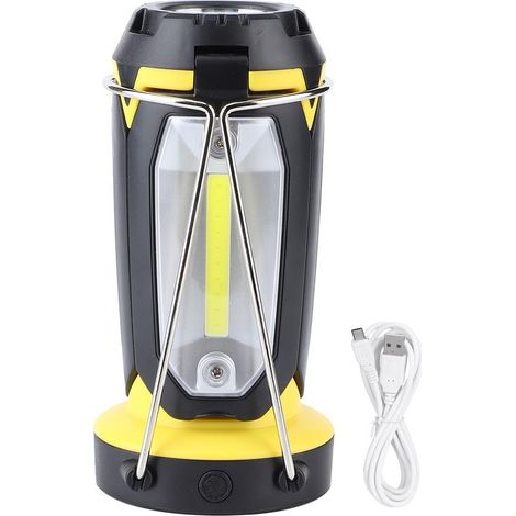 Lampe de poche LED rechargeable USB, multifonction pour camping, randonnée, urgences, usage intérieur et extérieur (1/5)