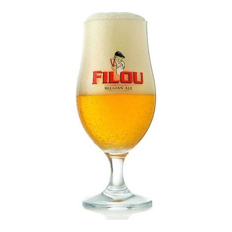 Filou - Verre à bière 33 cl - Verre officiel belge