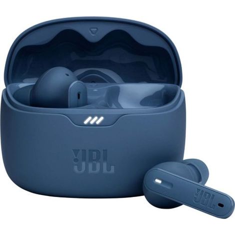 JBL Tune Beam TWS Bluetooth Wireless In-Ear Earbuds Blue EU White