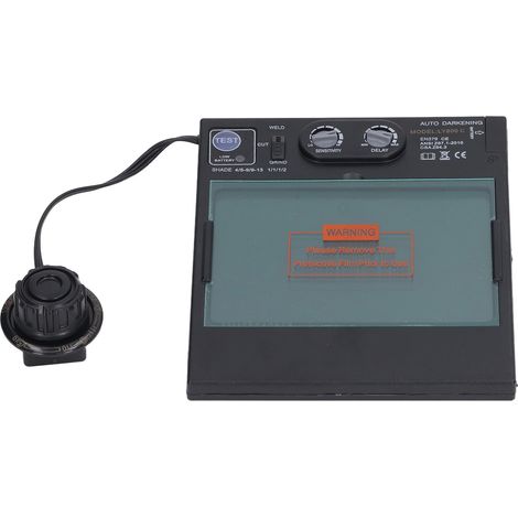 Lentille à assombrissement automatique avec batterie, multifonctionnelle, grande fenêtre, pour casque de soudage électrique (1/5)