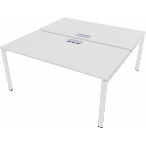 Bureau bench 2 personnes avec trappe Producteo (1/5)