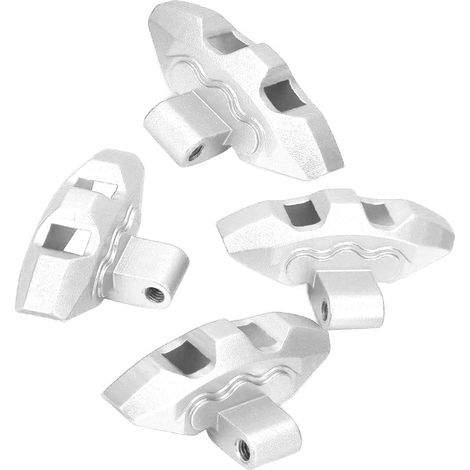 Étriers de Frein en Alliage d'aluminium pour Voitures UDR RC – 4 Pièces et Pièces Faciles à Installer (Silver) (1/5)