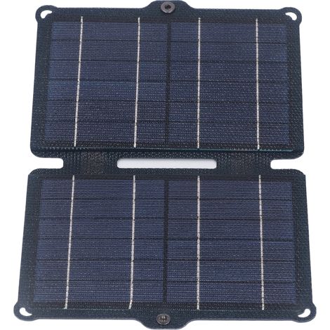 Panneau Solaire 8W Double USB Portable pour Randonnée et Extérieur (1/5)