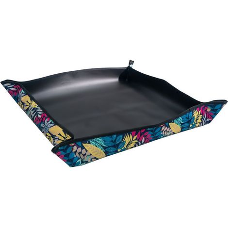 Tapis de Rempotage Imperméable 75x75 cm, Tapis pour Transplantation Plantes d'Intérieur avec Contrôle Terre, Tapis Jardinage pour Plantes Grasses