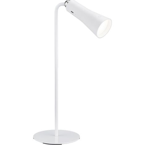 MAXI LAMPADA DA STUDIO LED 2W 200lm, 3000K COMPONIBILE BIANCA RICARICABILE USB CON DIMMERAZIONE TOUCH H.36CM (1/5)
