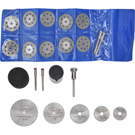 Lot de 60 lames de scie miniatures pour bois, disques de coupe pour outillage de menuiserie. (1/5)