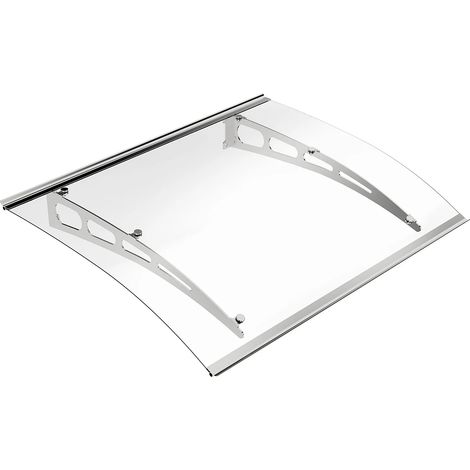 Pensilina dritta NEONA in alluminio - 120x90x15 cm (1/4)