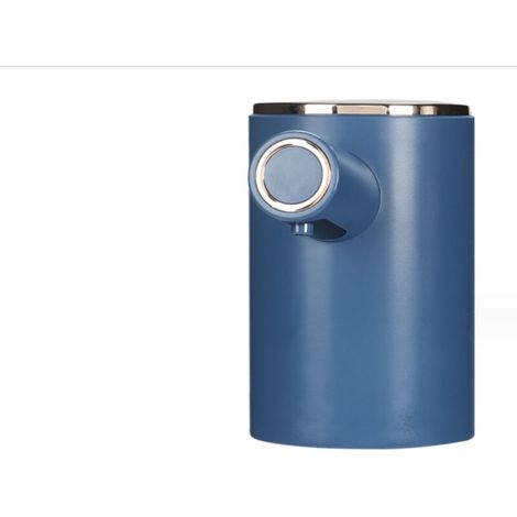 Automatischer Seifenspender mit Infrarot-Induktion, wiederaufladbarer Seifenspender für Badezimmer und Küche, Schaumseifenspender (blau)