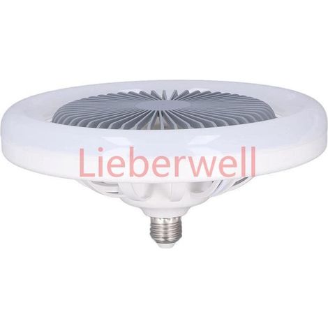 E27 Ceiling LIEBERWELL Fan Light 30W Adjustable Silent LED Fan Lamp for Kids Room and Bedroom, White, 2-Year Warranty (1/4)