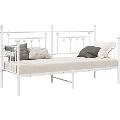 Maison Exclusive - Estructura de cama de día 80 x 200 cm Acero (1/5)