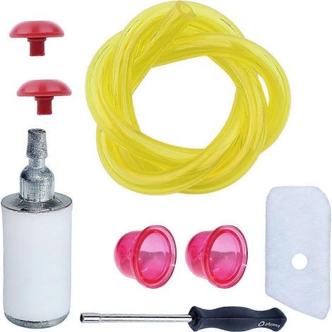 Kit de réparation de conduite de filtre à air et à carburant pour débroussailleuse Husqvarna 128C, 128L, 128R, 128LD, 128RJ et 128LDX. Ce kit remplace la pièce d'origine 530150253. (1/4)