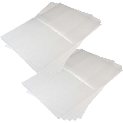 vhbw 10x Sacs compatible avec Dustcontrol DC 1800H aspirateur - polyéthylène, 55cm x 50cm transparent (1/4)