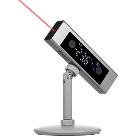 Inclinómetro digital, medidor de ángulo digital recargable, herramientas y equipos para trabajar la madera, inclinómetro cúbico con retroiluminación, dispositivo de medición multifuncional rápido y pr (1/5)