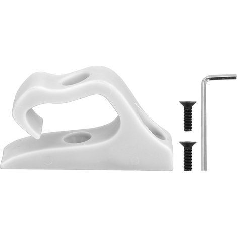 Support en nylon blanc pour sac avant accrochable au guidon, kit crochet pour trottinette électrique Xiaomi M365/Pro (Blanc) (1/5)