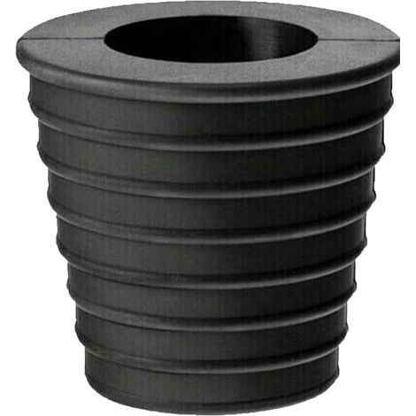 Conical parasol base for parasol - 38 mm - Hole for opening of a hole in a patio table or parasol stand (black) (1/5)